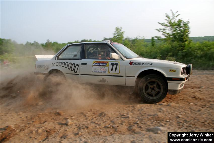 Heath Shively / Elena Huizar BMW 325i on SS5, Chainsaw Junction.