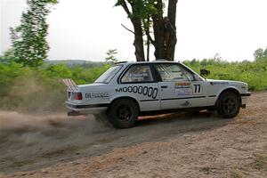 Heath Shively / Elena Huizar BMW 325i on SS5, Chainsaw Junction.