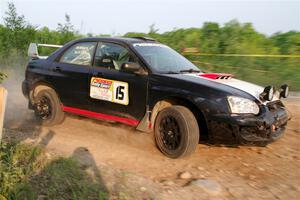 Mike Ryan's Subaru Impreza 2.5RS on SS5, Chainsaw Junction.