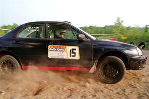 Mike Ryan's Subaru Impreza 2.5RS on SS5, Chainsaw Junction.