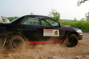 Mike Ryan's Subaru Impreza 2.5RS on SS5, Chainsaw Junction.