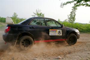 Mike Ryan's Subaru Impreza 2.5RS on SS5, Chainsaw Junction.