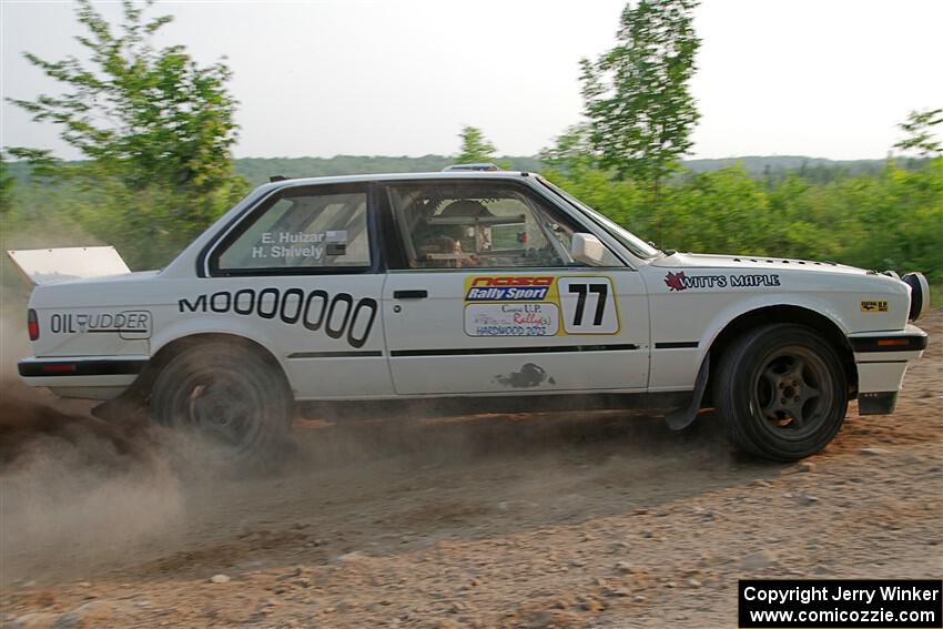 Heath Shively / Elena Huizar BMW 325i on SS5, Chainsaw Junction.