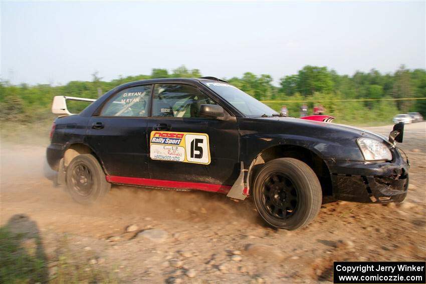 Mike Ryan's Subaru Impreza 2.5RS on SS5, Chainsaw Junction.