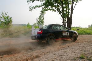 Mike Ryan's Subaru Impreza 2.5RS on SS5, Chainsaw Junction.