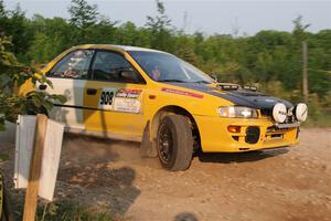 Katie Gingras / Steve Gingras Subaru Impreza on SS5, Chainsaw Junction.