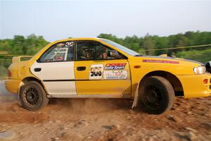 Katie Gingras / Steve Gingras Subaru Impreza on SS5, Chainsaw Junction.