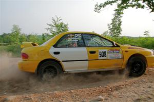 Katie Gingras / Steve Gingras Subaru Impreza on SS5, Chainsaw Junction.