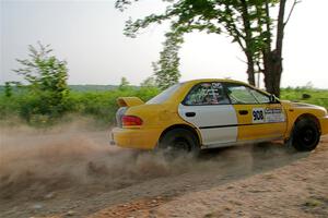 Katie Gingras / Steve Gingras Subaru Impreza on SS5, Chainsaw Junction.