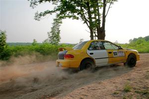 Katie Gingras / Steve Gingras Subaru Impreza on SS5, Chainsaw Junction.