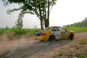 Katie Gingras / Steve Gingras Subaru Impreza on SS5, Chainsaw Junction.