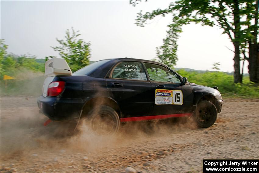 Mike Ryan's Subaru Impreza 2.5RS on SS5, Chainsaw Junction.