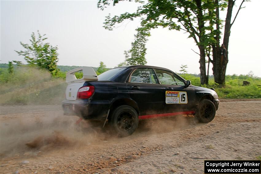 Mike Ryan's Subaru Impreza 2.5RS on SS5, Chainsaw Junction.