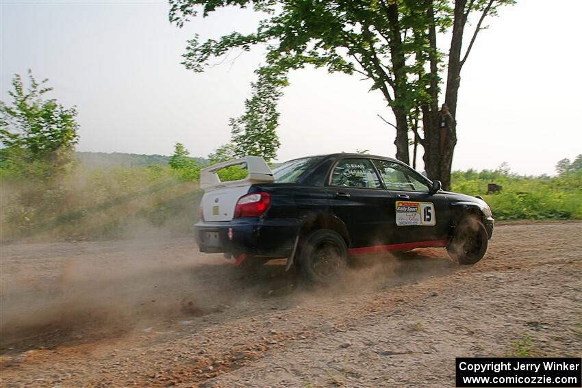 Mike Ryan's Subaru Impreza 2.5RS on SS5, Chainsaw Junction.