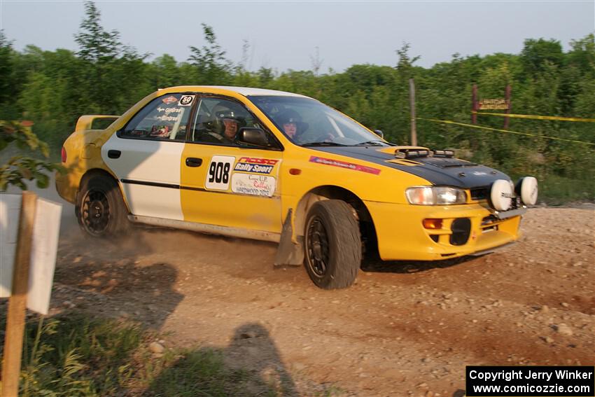 Katie Gingras / Steve Gingras Subaru Impreza on SS5, Chainsaw Junction.