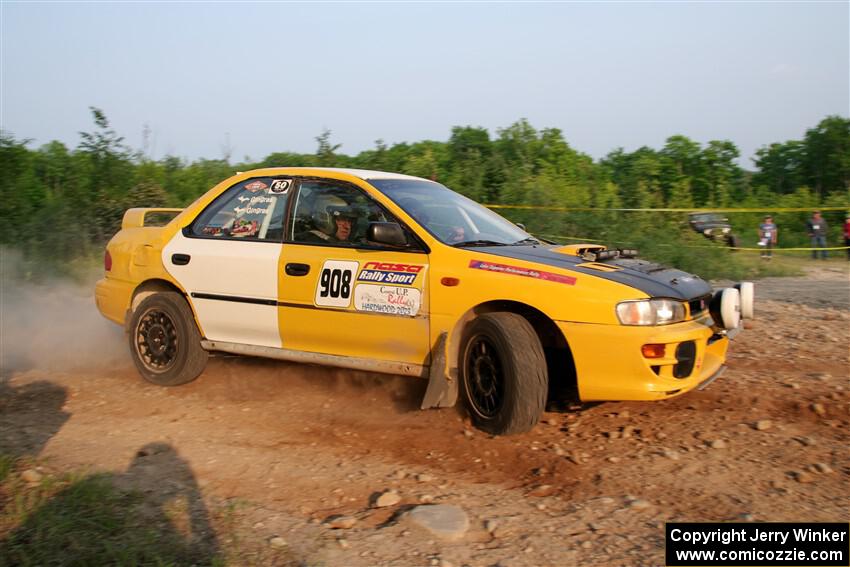 Katie Gingras / Steve Gingras Subaru Impreza on SS5, Chainsaw Junction.