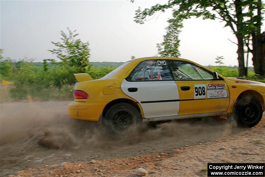 Katie Gingras / Steve Gingras Subaru Impreza on SS5, Chainsaw Junction.