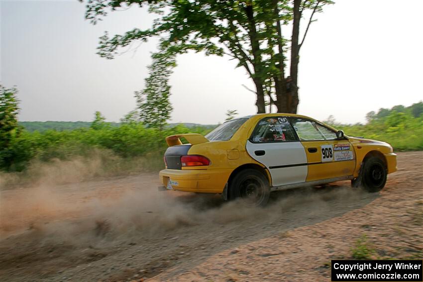 Katie Gingras / Steve Gingras Subaru Impreza on SS5, Chainsaw Junction.