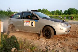 Srikanth Nayini / Otis Lee Miller Ford Focus SVT on SS5, Chainsaw Junction.