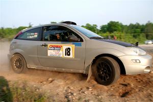 Srikanth Nayini / Otis Lee Miller Ford Focus SVT on SS5, Chainsaw Junction.