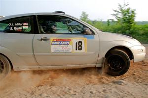 Srikanth Nayini / Otis Lee Miller Ford Focus SVT on SS5, Chainsaw Junction.