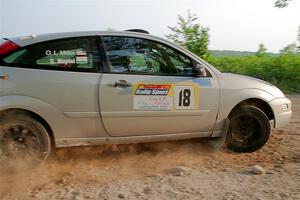 Srikanth Nayini / Otis Lee Miller Ford Focus SVT on SS5, Chainsaw Junction.