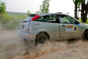 Srikanth Nayini / Otis Lee Miller Ford Focus SVT on SS5, Chainsaw Junction.