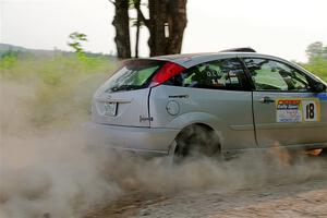 Srikanth Nayini / Otis Lee Miller Ford Focus SVT on SS5, Chainsaw Junction.