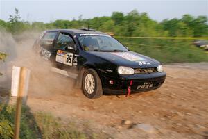 Chase Blakely / Mike Callaway VW GTI on SS5, Chainsaw Junction.