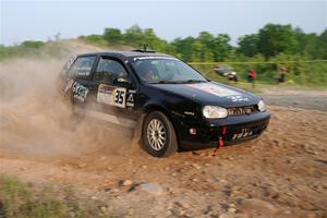 Chase Blakely / Mike Callaway VW GTI on SS5, Chainsaw Junction.