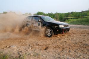 Chase Blakely / Mike Callaway VW GTI on SS5, Chainsaw Junction.