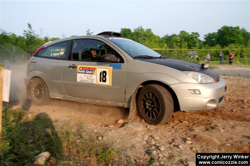 Srikanth Nayini / Otis Lee Miller Ford Focus SVT on SS5, Chainsaw Junction.