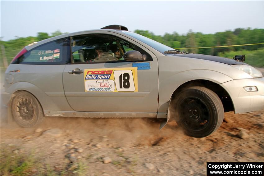 Srikanth Nayini / Otis Lee Miller Ford Focus SVT on SS5, Chainsaw Junction.