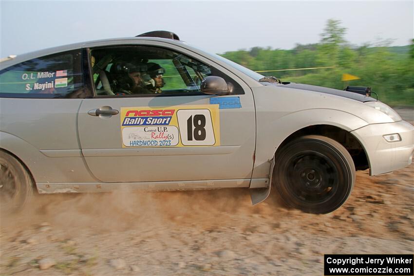 Srikanth Nayini / Otis Lee Miller Ford Focus SVT on SS5, Chainsaw Junction.