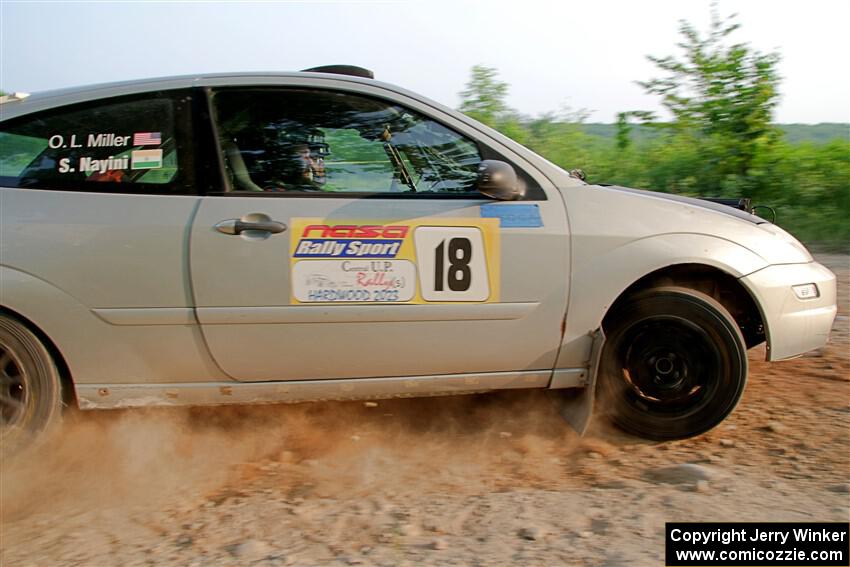 Srikanth Nayini / Otis Lee Miller Ford Focus SVT on SS5, Chainsaw Junction.