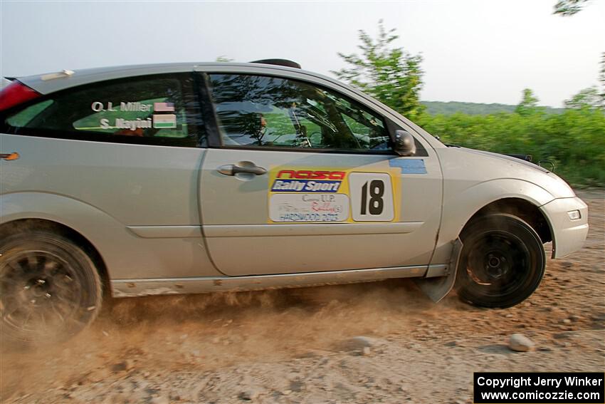 Srikanth Nayini / Otis Lee Miller Ford Focus SVT on SS5, Chainsaw Junction.