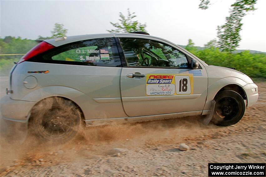 Srikanth Nayini / Otis Lee Miller Ford Focus SVT on SS5, Chainsaw Junction.