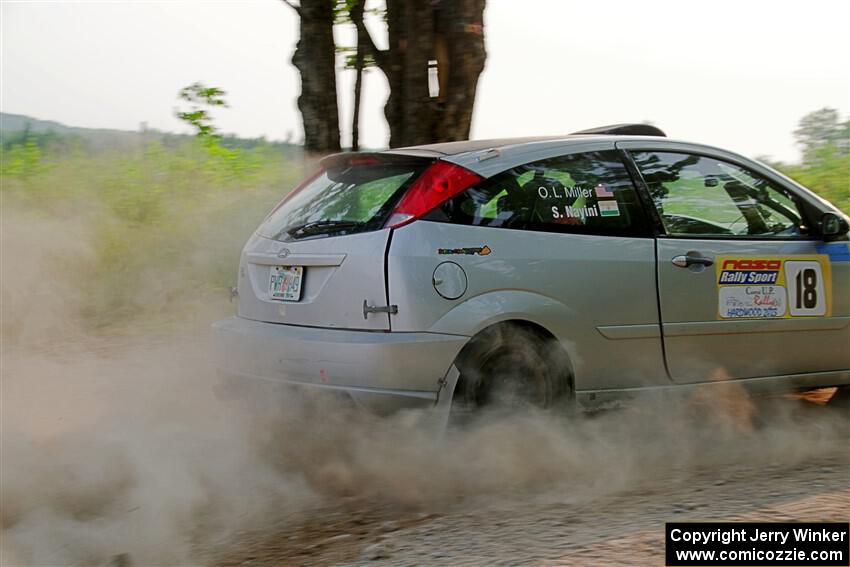 Srikanth Nayini / Otis Lee Miller Ford Focus SVT on SS5, Chainsaw Junction.