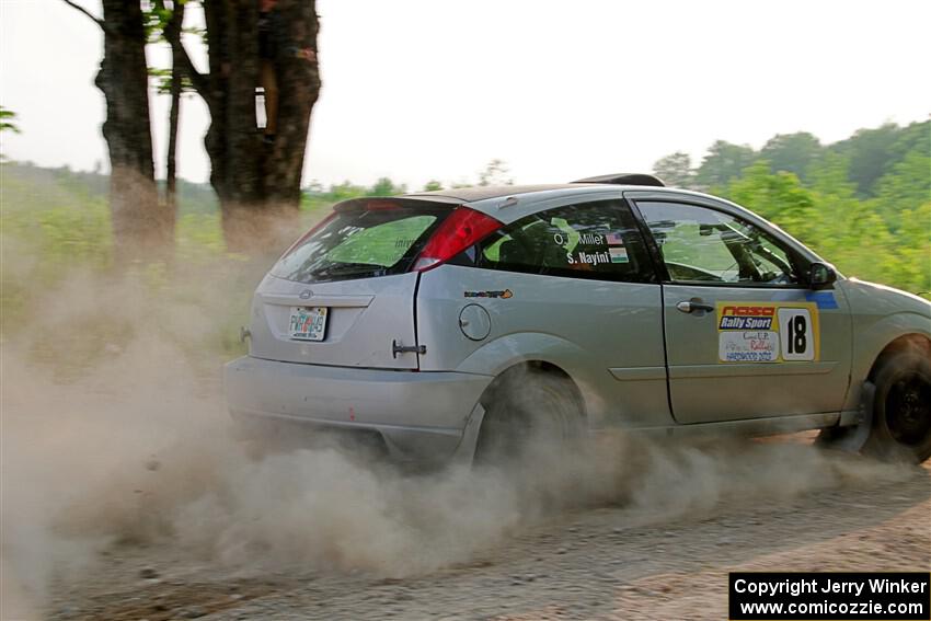 Srikanth Nayini / Otis Lee Miller Ford Focus SVT on SS5, Chainsaw Junction.