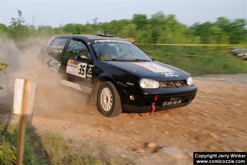 Chase Blakely / Mike Callaway VW GTI on SS5, Chainsaw Junction.