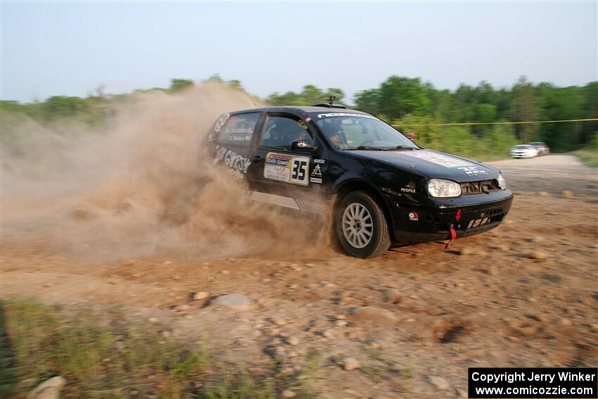 Chase Blakely / Mike Callaway VW GTI on SS5, Chainsaw Junction.