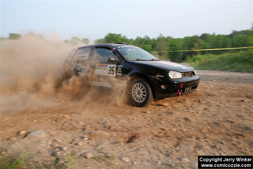 Chase Blakely / Mike Callaway VW GTI on SS5, Chainsaw Junction.