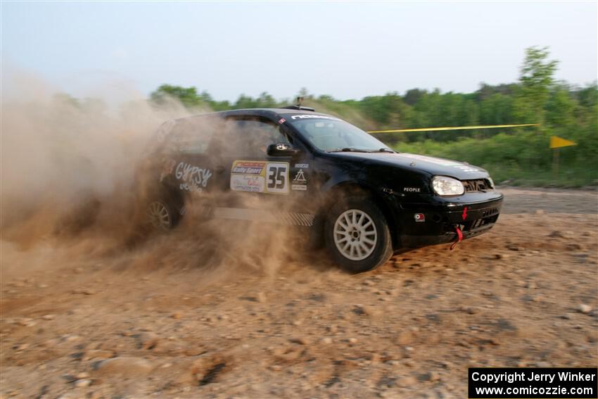 Chase Blakely / Mike Callaway VW GTI on SS5, Chainsaw Junction.