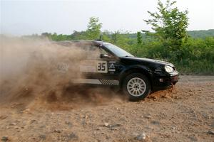 Chase Blakely / Mike Callaway VW GTI on SS5, Chainsaw Junction.