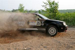 Chase Blakely / Mike Callaway VW GTI on SS5, Chainsaw Junction.