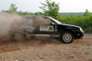 Chase Blakely / Mike Callaway VW GTI on SS5, Chainsaw Junction.