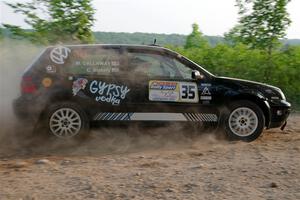 Chase Blakely / Mike Callaway VW GTI on SS5, Chainsaw Junction.