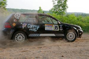 Chase Blakely / Mike Callaway VW GTI on SS5, Chainsaw Junction.