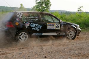 Chase Blakely / Mike Callaway VW GTI on SS5, Chainsaw Junction.