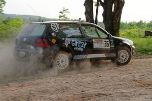 Chase Blakely / Mike Callaway VW GTI on SS5, Chainsaw Junction.